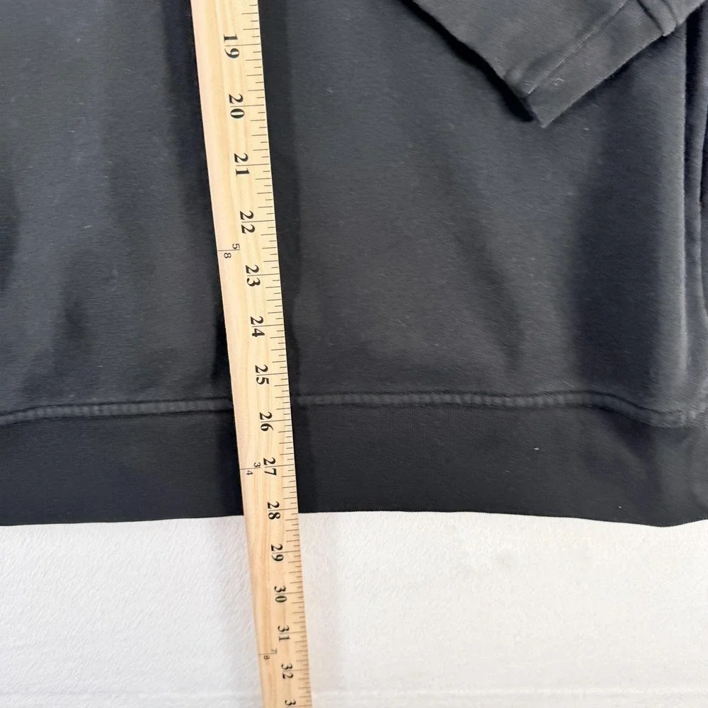 Levi's Sweatshirt Mens Large Black Fleece Crewneck Relaxed Pullover Logo
